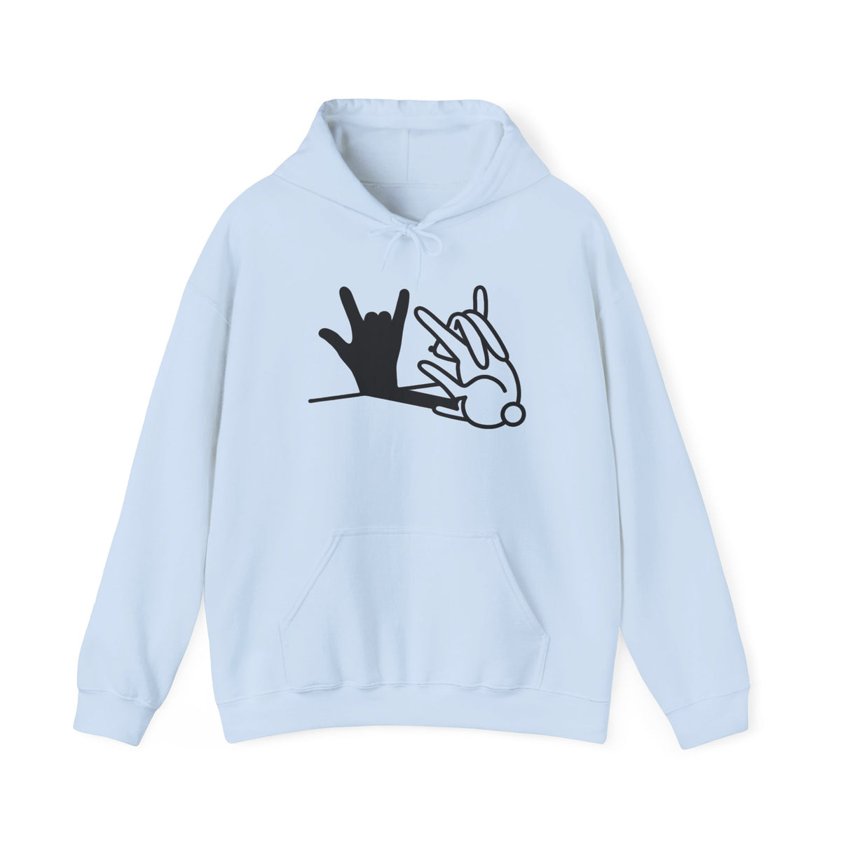 Rabbit hoodie for Men Women Funny Unisex Cute Trendy Rock Grunge Animal Humor Graphic Design hoodie sweatshirt with hood Gift for Easter