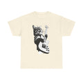 Rock Cat Playing Guitar - Funny Guitar Cat T-Shirt, Cat Lover Shirt, Retro Cat Shirt, Vintage Cat Shirt