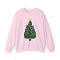 Cat Christmas Tree Sweatshirt, Cat Lover Gift, Oversize, Womens, Mens