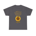 Sunflower Butterfly Shirt, Butterfly Tee, Mothers Day Gift Shirt, Sunflower Shirt, Floral V-neck, Flowers Gift T-shirt, Botanical Tee,Flower