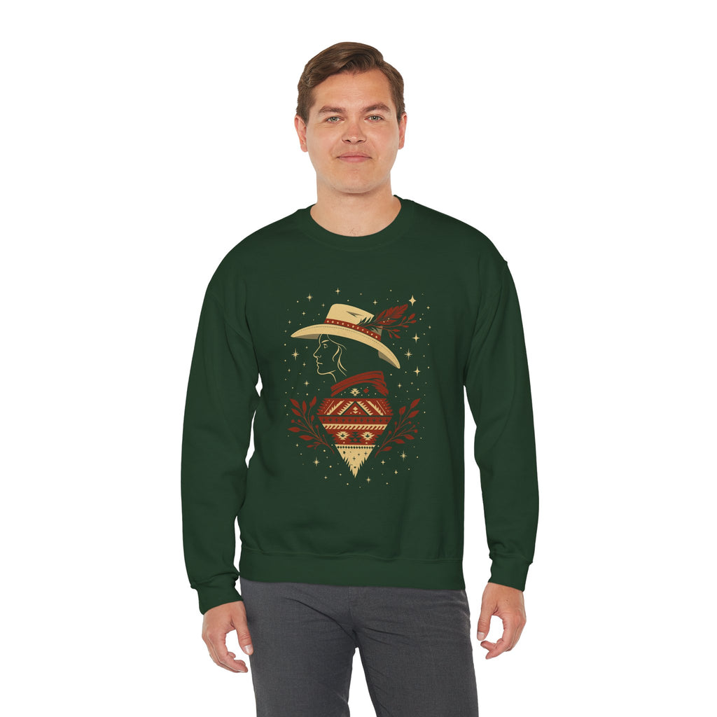 Western Christmas sweatshirt, Cowgirl, Cowboy, Western graphic, Howdy, Southern Christmas, Xmas, Vintage, Rustic, Rodeo, Country