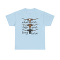 Whatever Lassos Your Longhorn Shirt, Wild West, Cowgirl Shirt, Boho Tee, Country Shirt, Longhorn Skull Western Shirt, Cowgirl Rodeo Shirts,