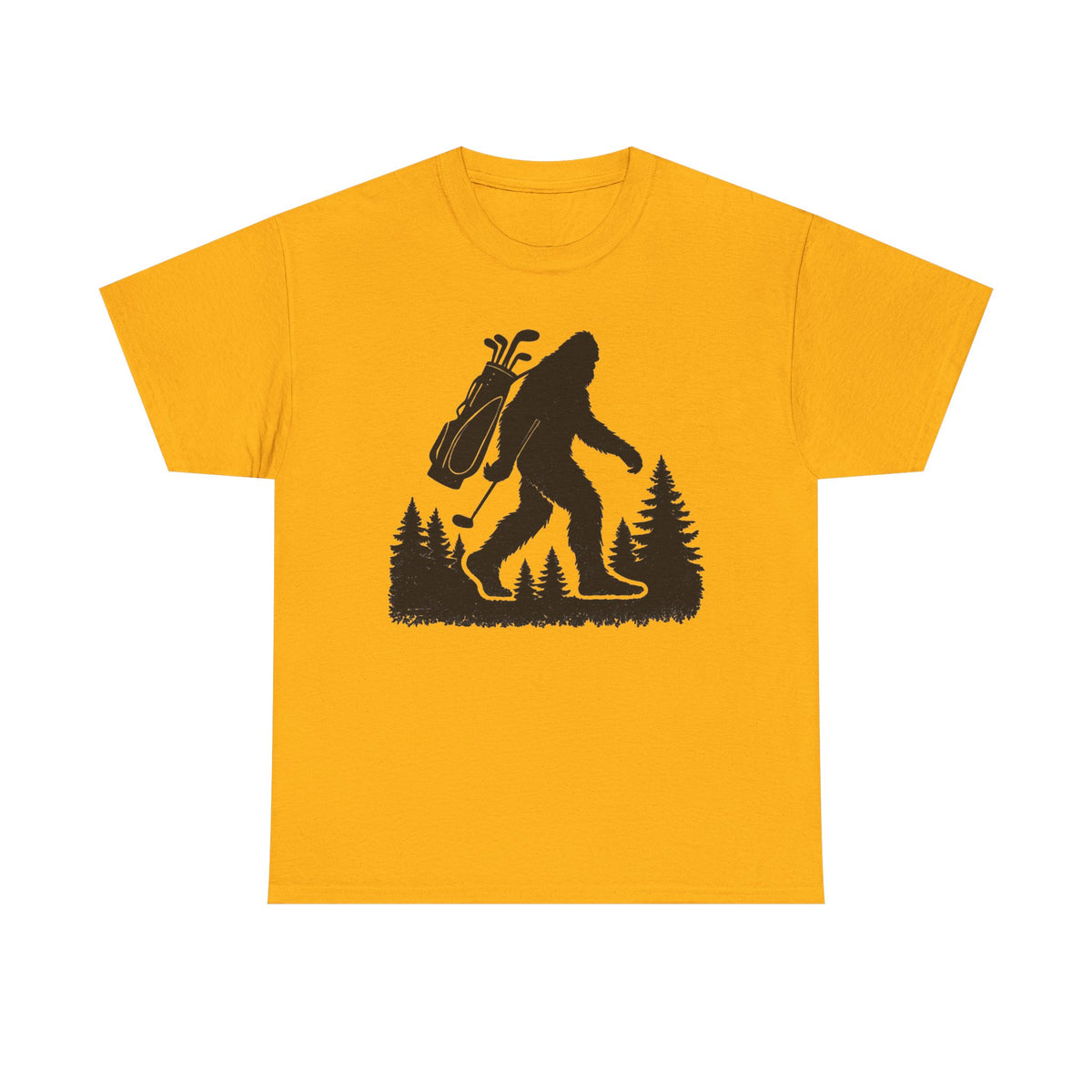 Bigfoot Golf T-shirt  Sasquatch Golfing Shirt Funny Golf Gag Gift for Golfer Men Women Golf Player Golf Lovers Husband Dad