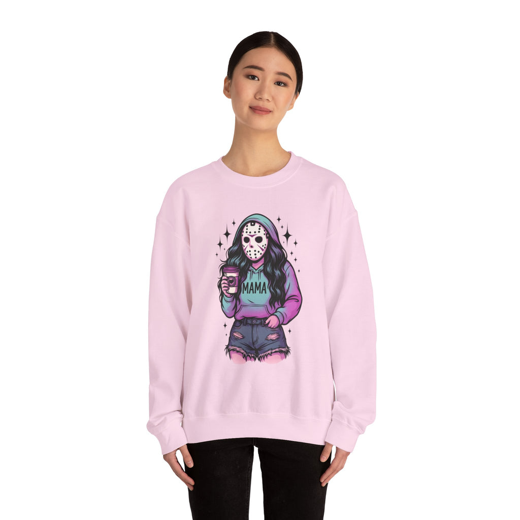 Halloween Horror Mama Sweatshirt, Trendy Custom Spooky Mama Hoodie, Family Spooky Season Sweaters, Killer Halloween Hooded, Women Halloween