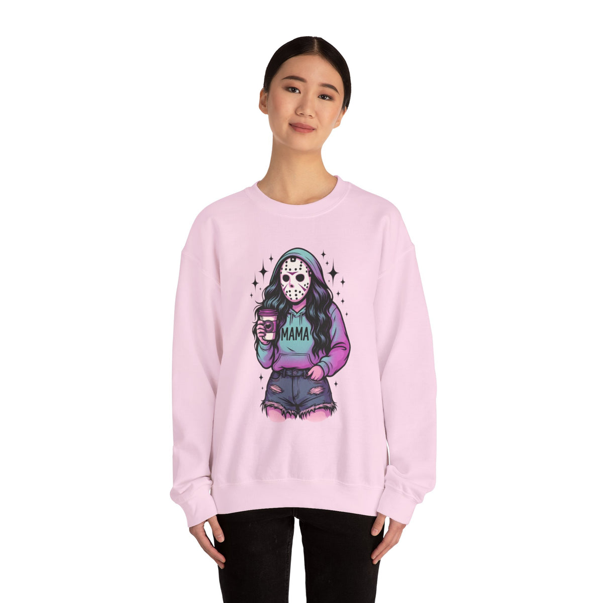 Halloween Horror Mama Sweatshirt, Trendy Custom Spooky Mama Hoodie, Family Spooky Season Sweaters, Killer Halloween Hooded, Women Halloween