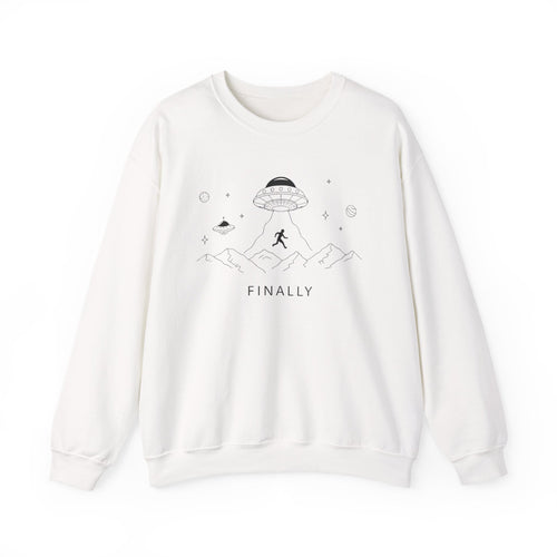 Alien Sweatshirt, UFO T-shirt, Alien Abduction Hoodie, Alien Finally Space Shirt, Alien Invasion Sweatshirt