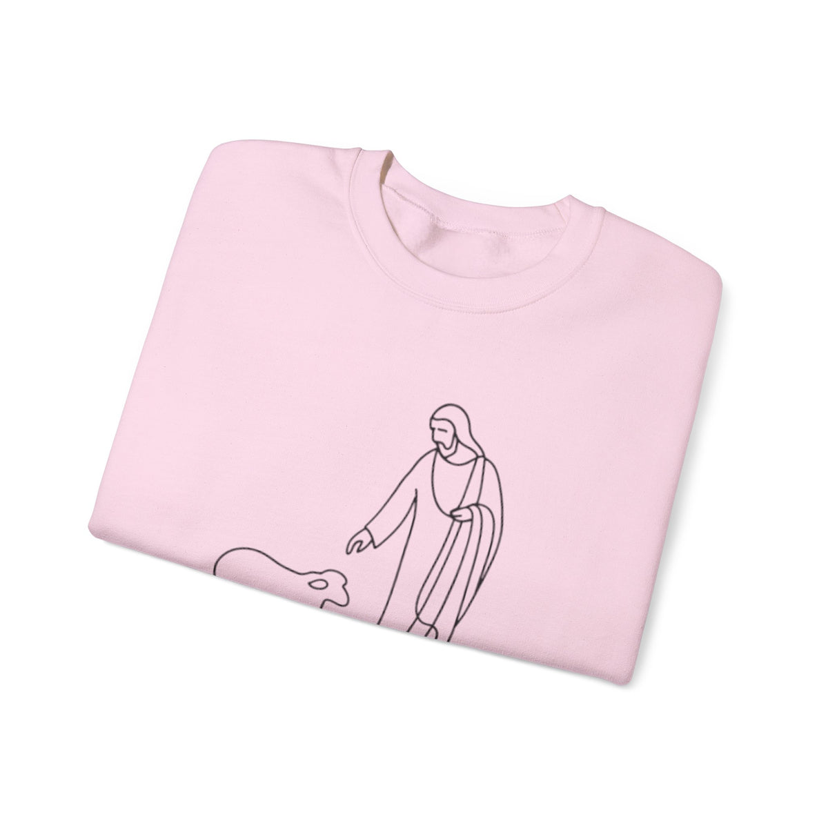 Christian Minimal Line Art PNG | He Left the 99 to Find Me | Bible Verse Faith SVG for T-Shirts, Mugs, Wall Art