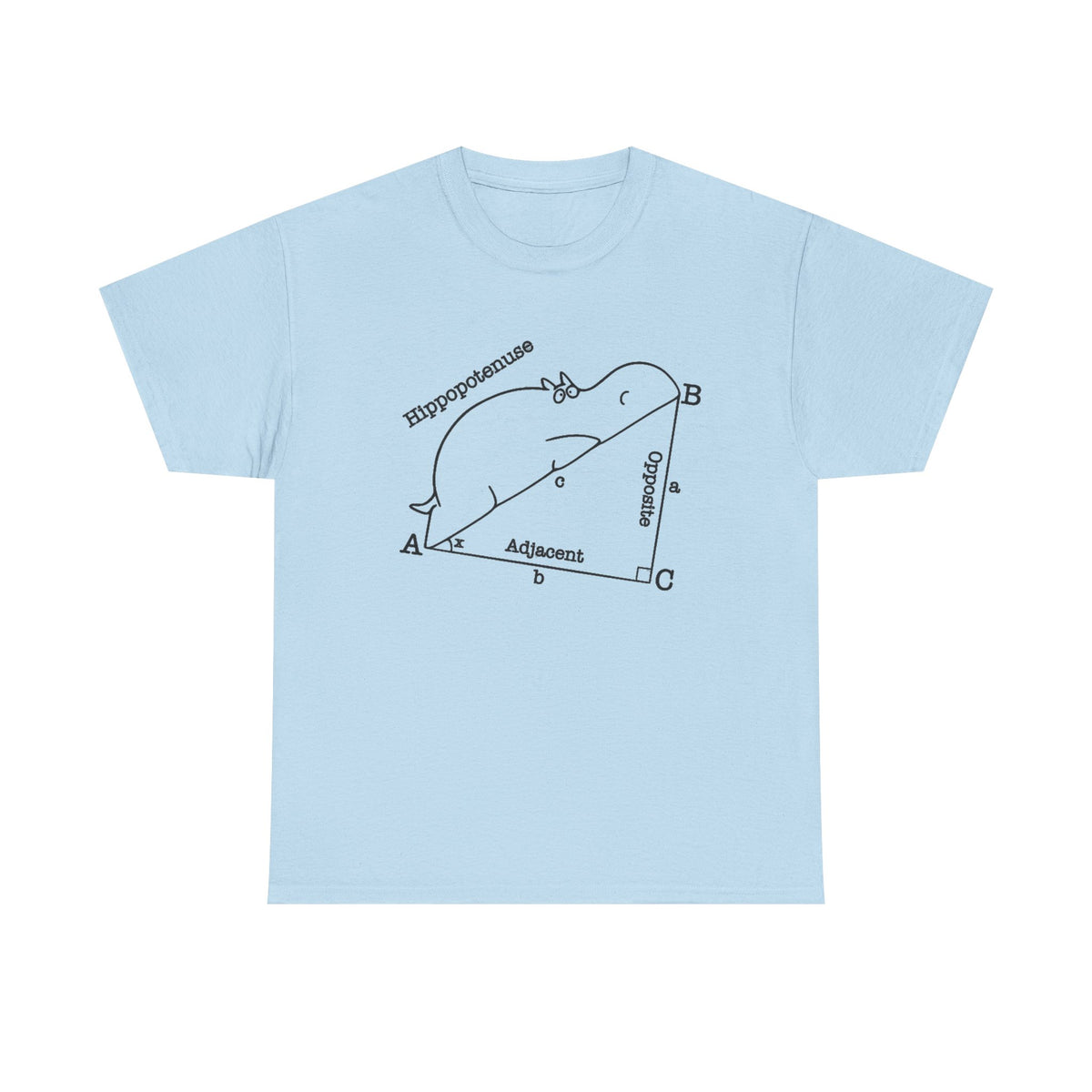 Funny Math T Shirt, Funny Hippopotenuse Shirt, Math Teachers Shirt, Teacher Shirt, Geometry Teacher Gift,Geometry Nerd Gift,Gift For Teacher