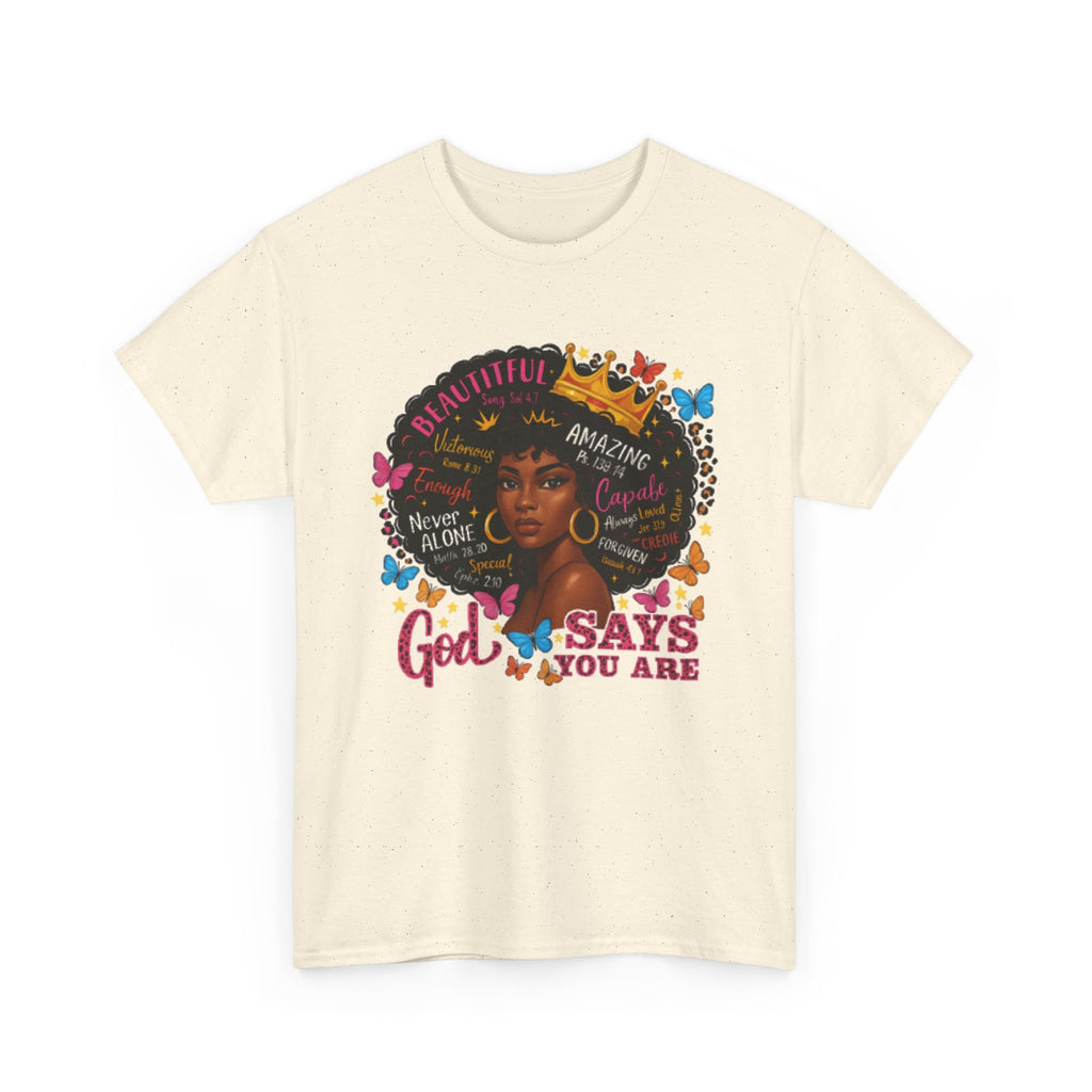 God says you are png sublimation, black women png, Christian png, afro women png,Black History Month Png,African American Png,Juneteenth Png