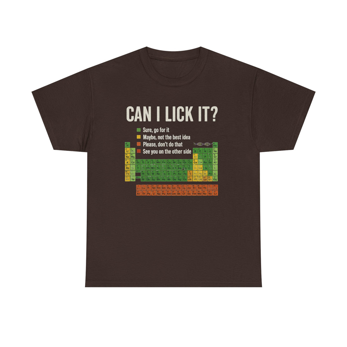 Can I Lick It Shirt, Periodic Table Shirt, Funny Chemistry Shirt, Elements Table Funny Shirt, Science Shirt, Scientist Gift