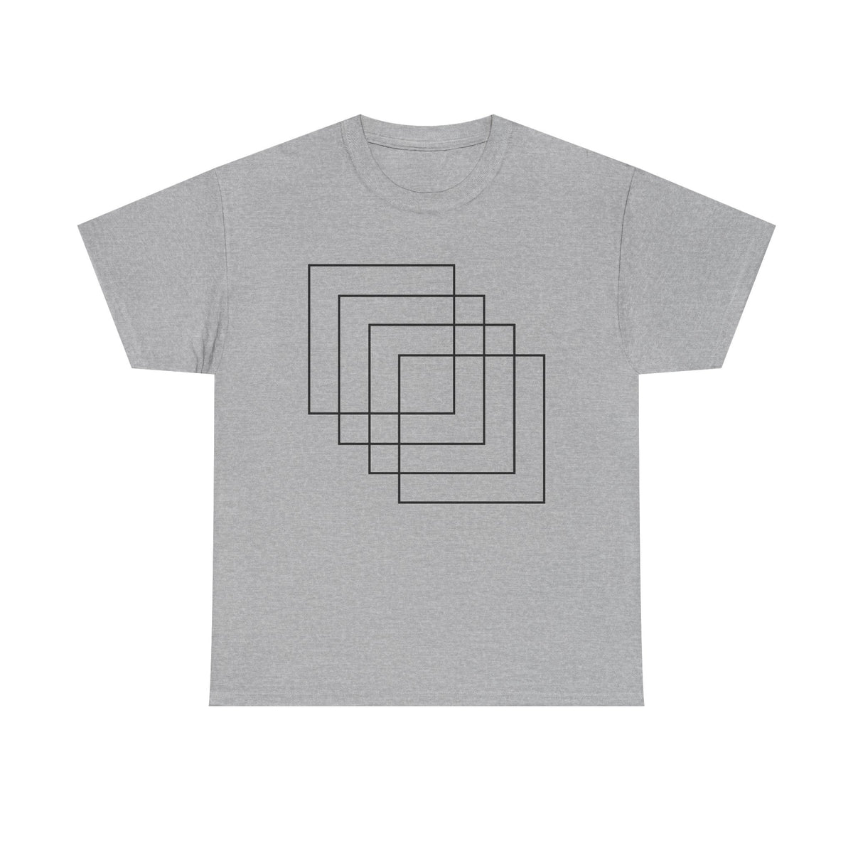 Abstract Graphic Tee, Abstract Squares Shirt, Minimalist T-shirt, Shapes Tee, Line Art, Geometric Shirt, Boho Modern Shirt, Square Tee, Gift