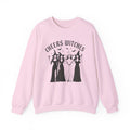Cheers Witches Crewneck Sweatshirt: Retro Halloween Cocktails, Ghouls Night Out