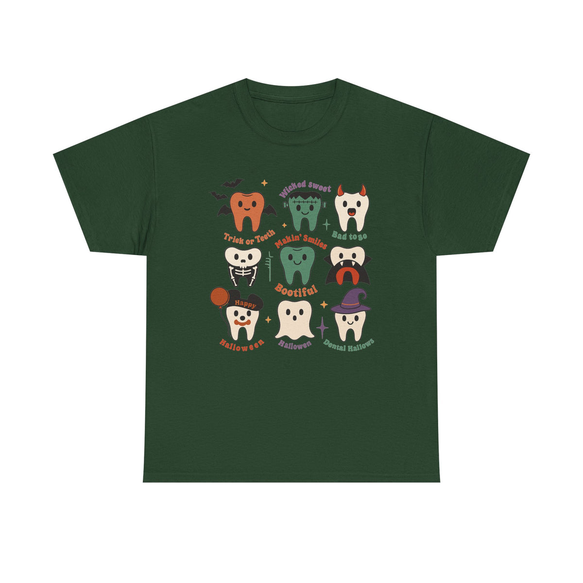 Cute Halloween Tooth Sweatshirt, Dental Hygienist Halloween Shirt, Dentist Appreciation Crewneck, Funny Tooth Costume T-shirt