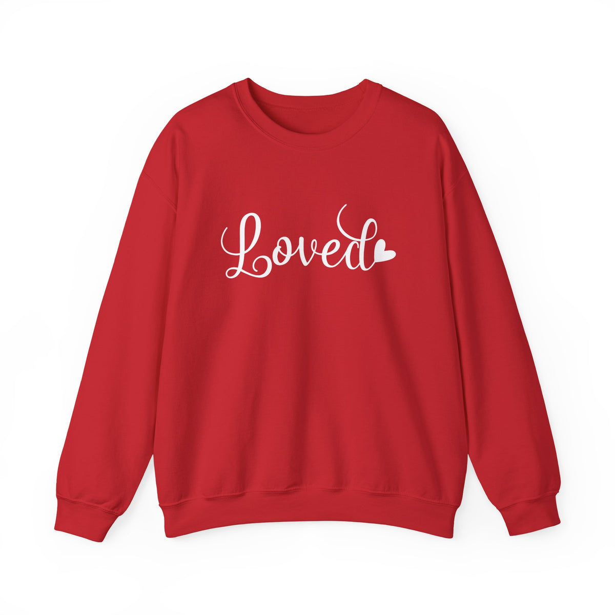 Loved Sweatshirt, Valentines Day Gift, Love Gift, Aesthetic Sweatshirt, Women Sweatshirt, Valentine Sweatshirt, Heart Sweatshirt
