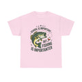 Fishing T-Shirt, School is Important, Funny Fisherman Tee, Bass Fishing Gift, Fish Lover Shirt, Angler Tshirt, Fishing Humor, Outdoor